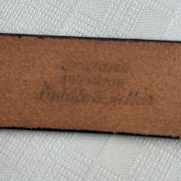 Vintage Kerr's Natl. Capital Gun Club Buckle Leather Belt and Pouch in black - Picture 10 of 10